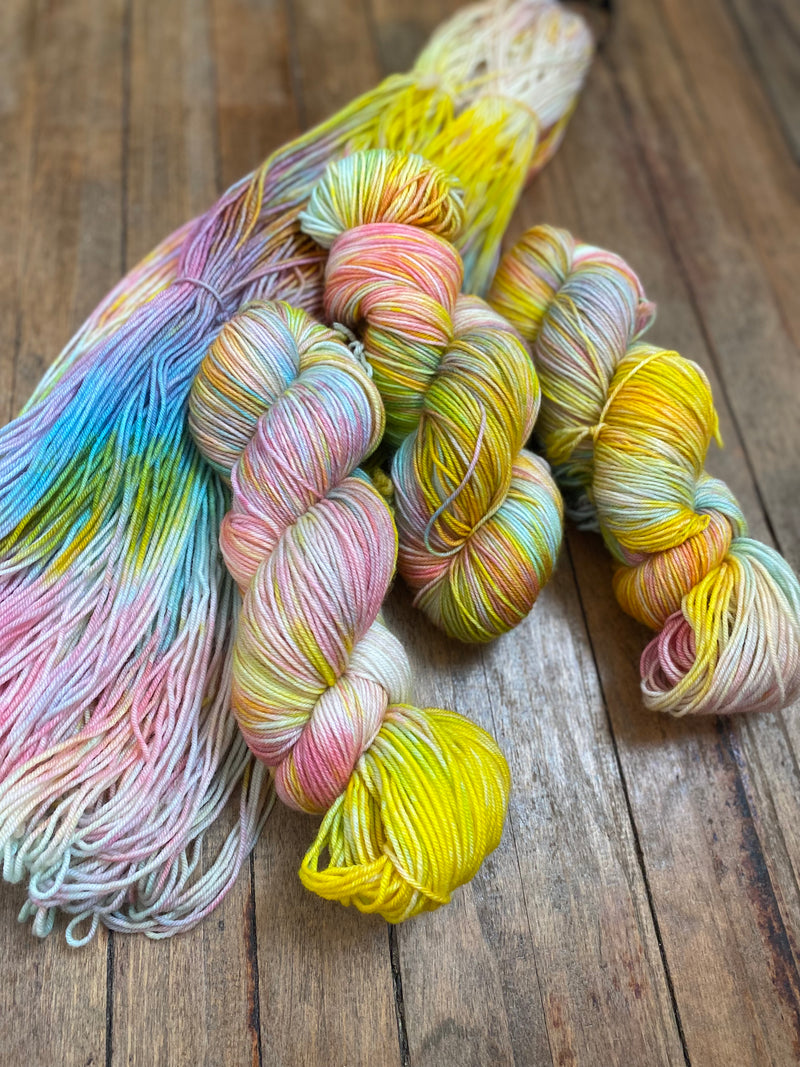 Sock - Wildflower (ooak)