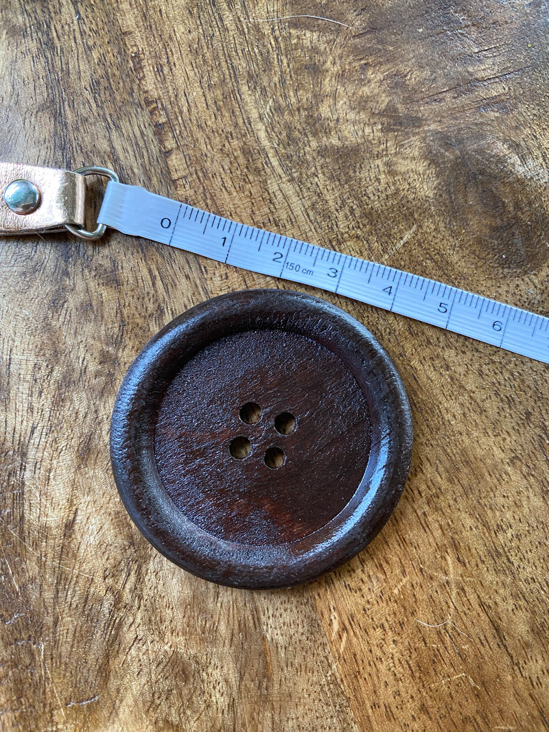 Jumbo Wooden Button (Dark)