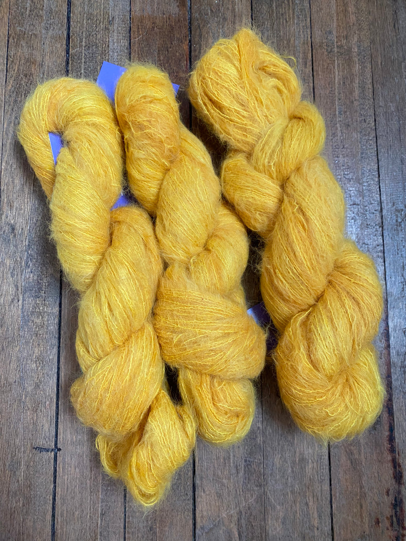 Lace Weight Suri - Barkerville Gold
