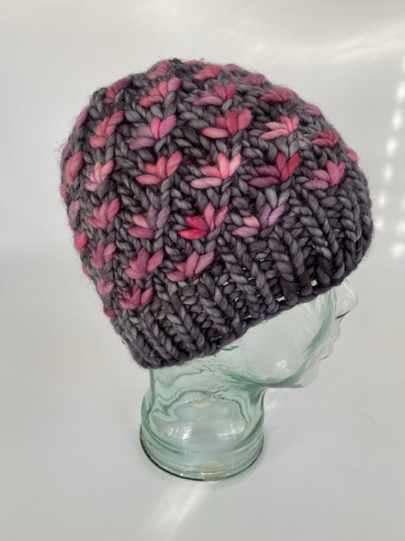 Lotus Flower Beanie - Porrinho/Plomo
